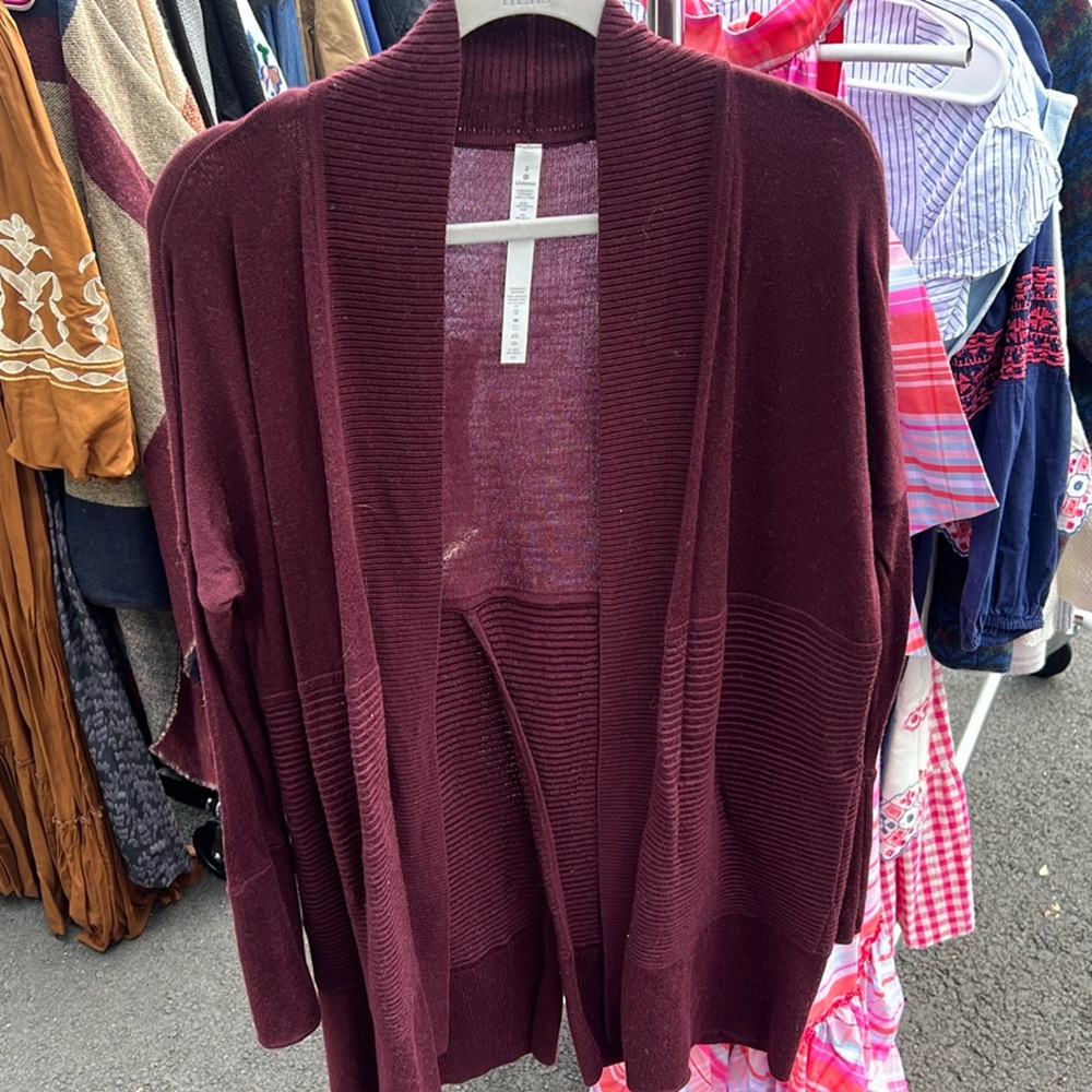 Lululemon Open Front Cardigan